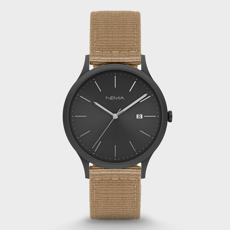 Watch With Canvas Strap | NEMA Timepiece