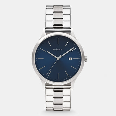 Silver Watches For Men | NEMA Timepiece