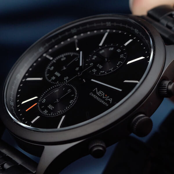 ARLO CHRONO Black Stainless Link/Black