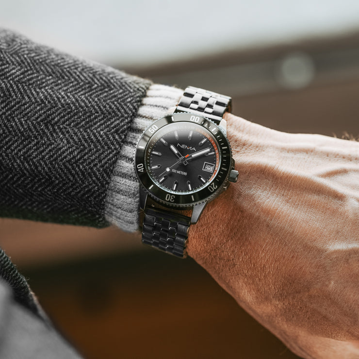Zodiv Gunmetal Stainless Link/Grey