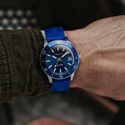 Zodiv Blue Silicone Silver/Blue