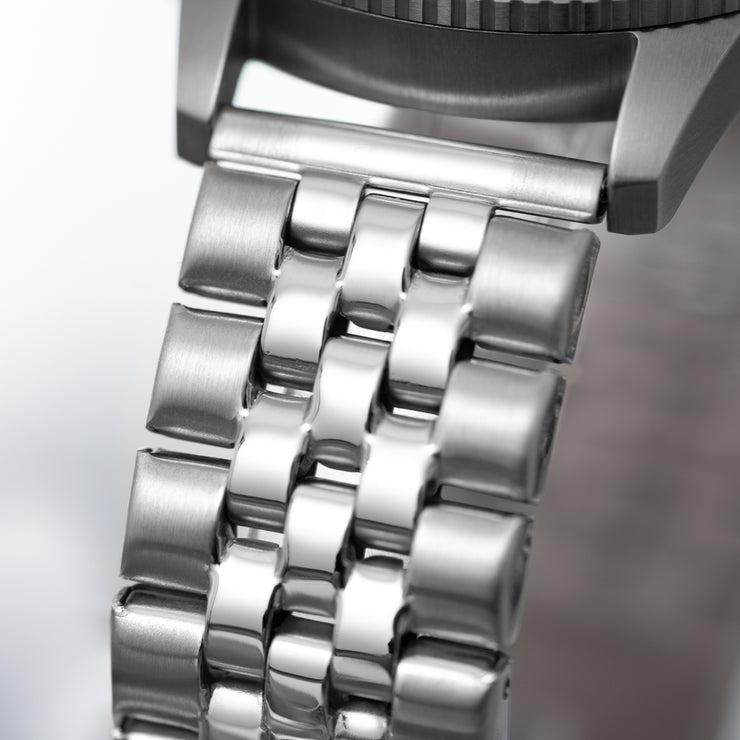 Zodiv Silver Stainless Link/Green