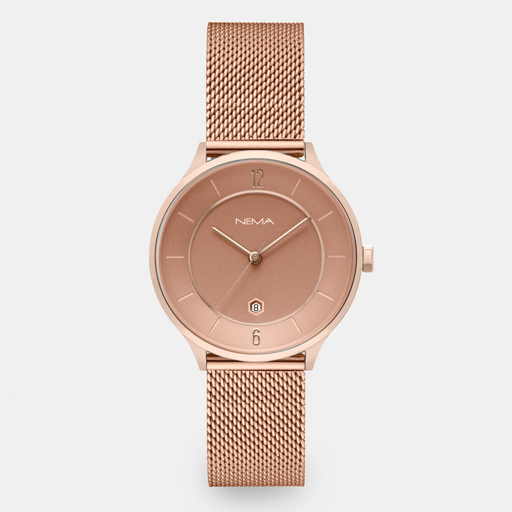 Mesh Strap Watch Women's | NEMA Timepiece