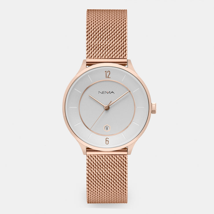 Mesh Strap Watch Women's | NEMA Timepiece