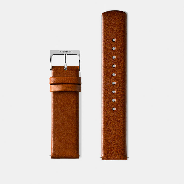 20mm Leather Watch Band | NEMA Timepiece