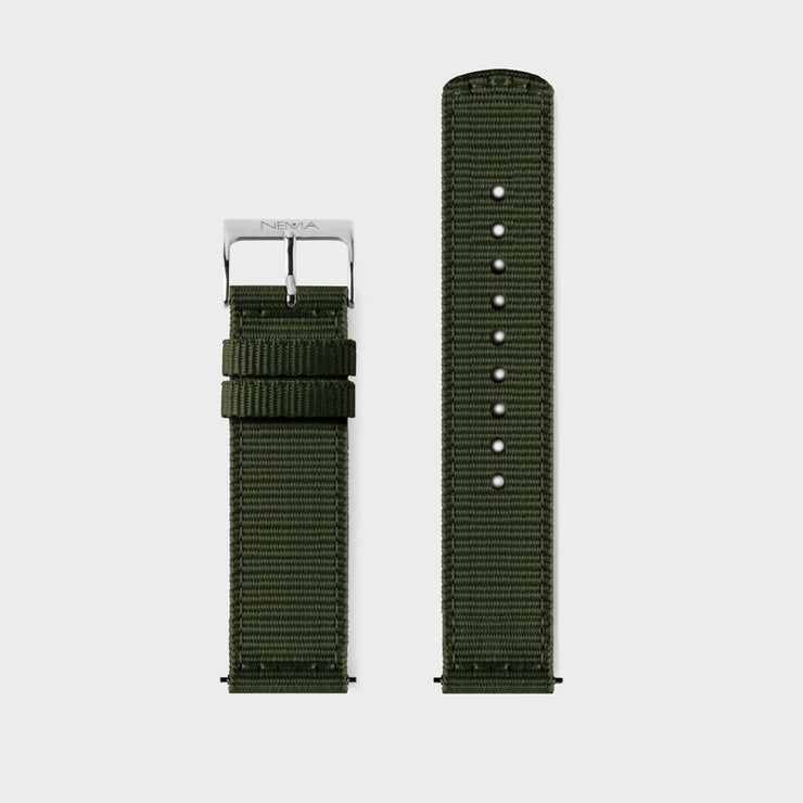 20mm Canvas Watch Strap | NEMA Timepiece
