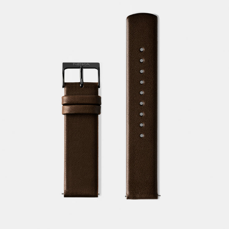 20mm Leather Watch Band | NEMA Timepiece