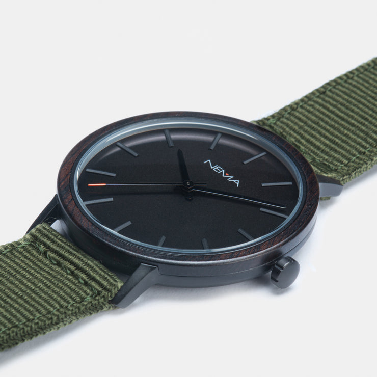 Watch With Canvas Strap | NEMA Timepiece