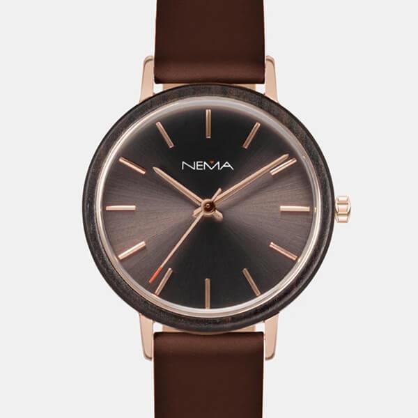 Matta Leather Rose Gold/Burgundy