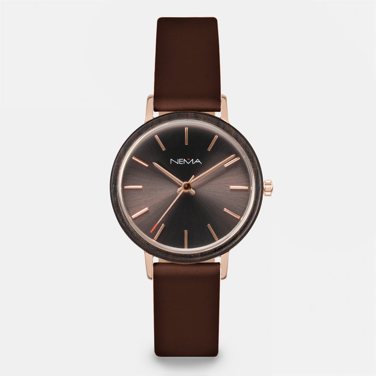 Minimalist Leather Watch | NEMA Timepiece