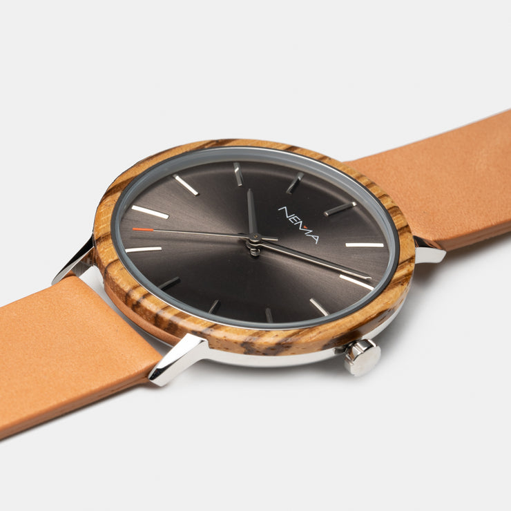 Mens Minimalist Leather Watch | NEMA Timepiece