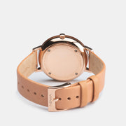 Wood Watch Leather Band | NEMA Timepiece