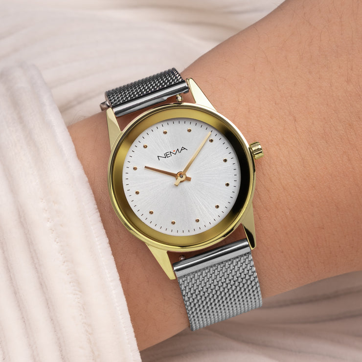 Mesh Band Watch For Women | NEMA Timepiece