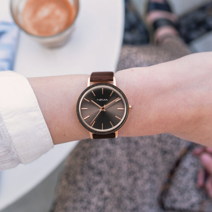 Minimalist Leather Watch | NEMA Timepiece