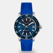 Zodiv Blue Silicone Silver/Blue