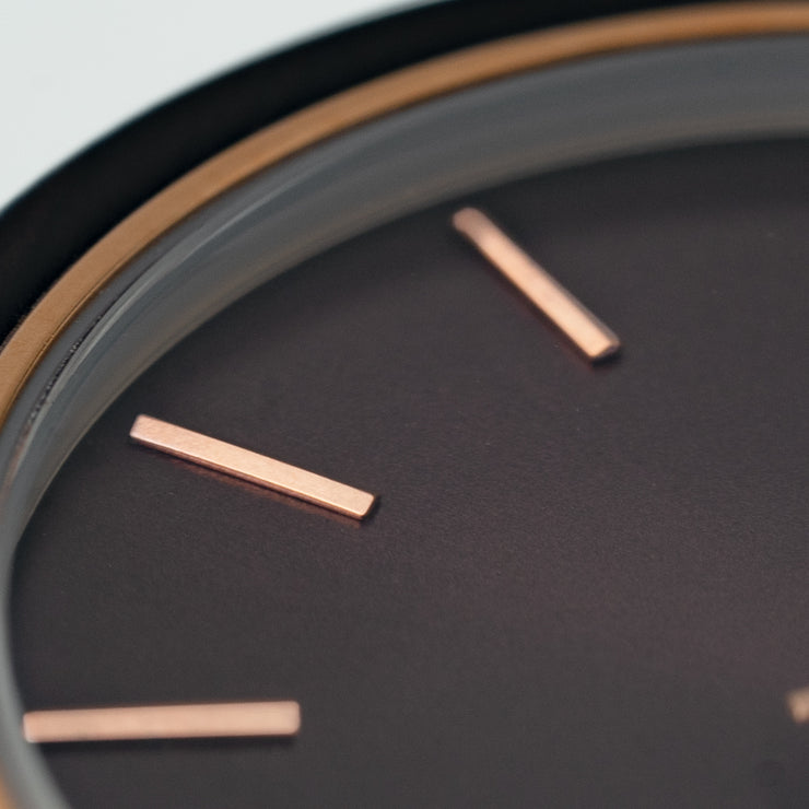 Matta Leather Rose Gold/Burgundy