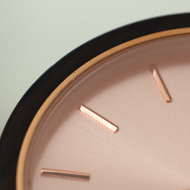 Matta Pink Canvas Ebony Rose Gold